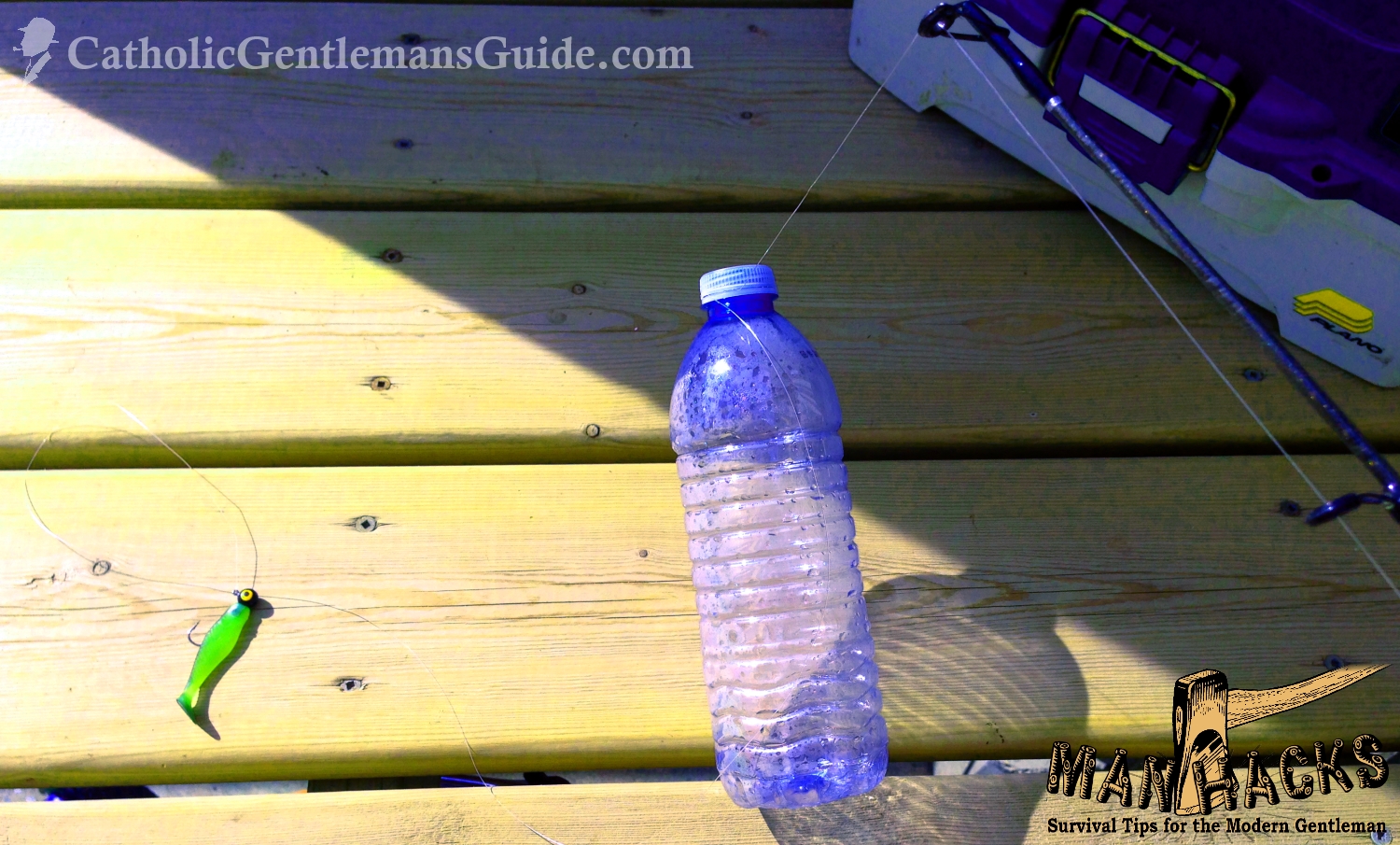 ManHacks: Makeshift Bottle Bobber – The Catholic Gentleman's Guide